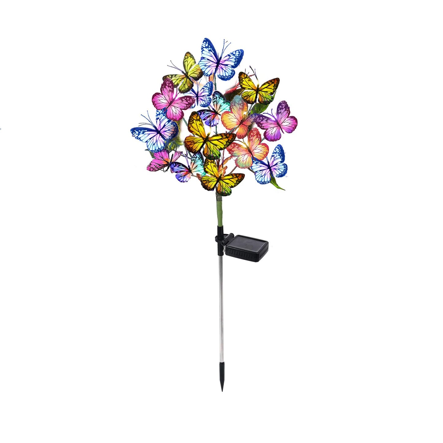 Outdoor Solar Butterflies Waterproof Decorative Garden Lights Outdoor Solar LED Lights for Patio Pathway Yard Wedding Decoration