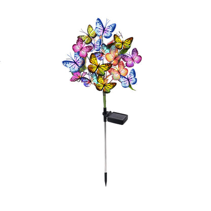 Outdoor Solar Butterflies Waterproof Decorative Garden Lights Outdoor Solar LED Lights for Patio Pathway Yard Wedding Decoration