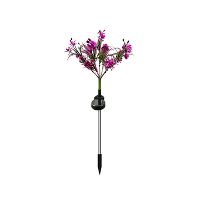 1Pc Solar Light Outdoor Garden Decorative Solar Powered Phalaenopsis Flower Light Waterproof IP65 Gardening Gifts for Women